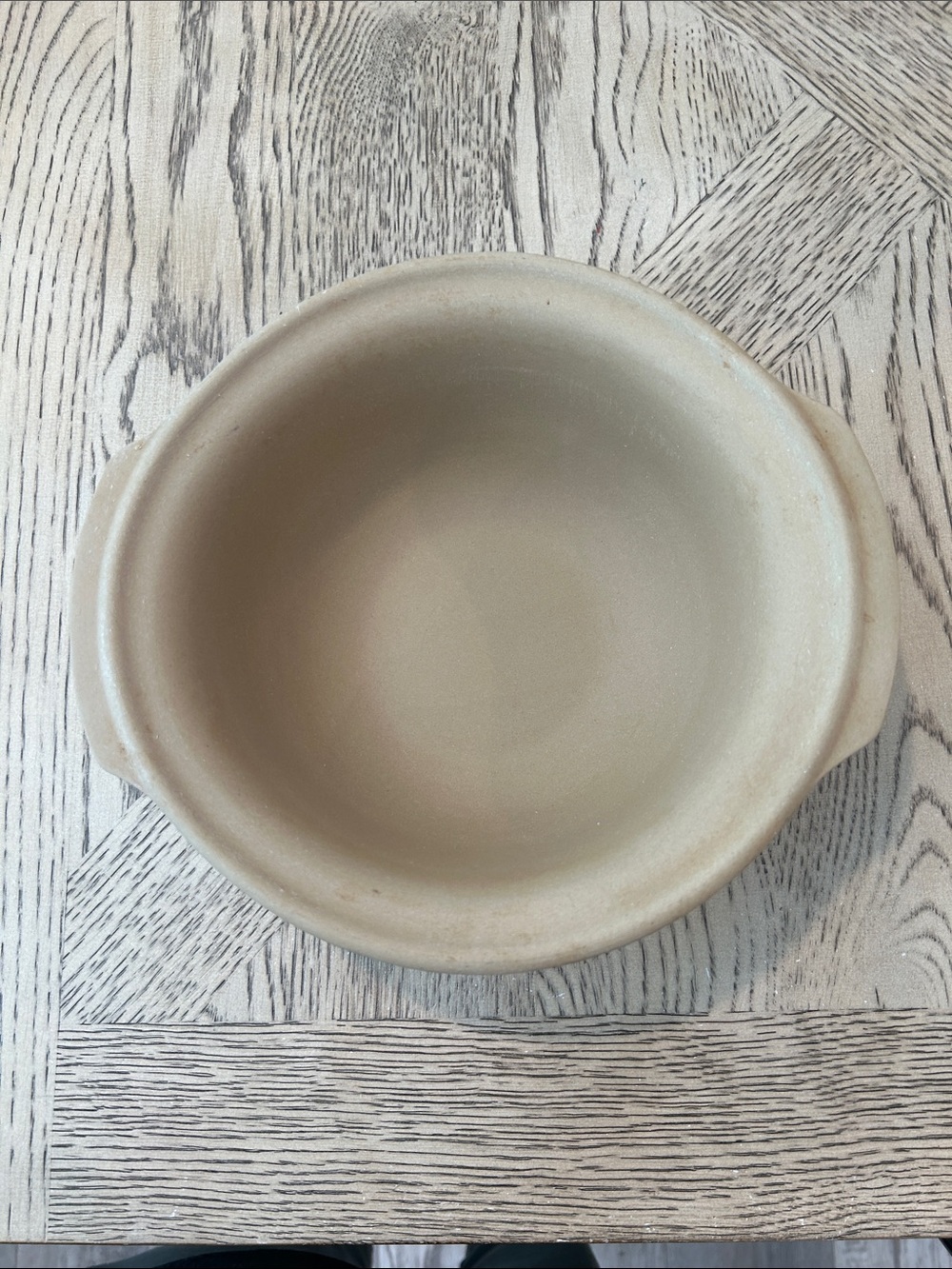 The Pampered Chef Beige Stoneware Baking Dish